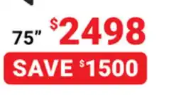 Visions Electronics Samsung Micro RGB R85H 4K Smart TV 75 offer