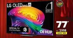 Visions Electronics LG OLED evo AI 77 C6 HUP offer