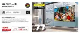 Visions Electronics LG OLED evo AI W6 PUA 4K Smart TV 77 offer
