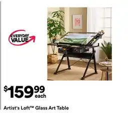 Michaels Artist's Loft Glass Art Table offer