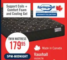The Brick Springwall Advance Vauxhall Tight Top Firm Twin Mattress offer