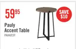 The Brick Pauly 15 Chairside Table with Wood-Look Tabletop offer