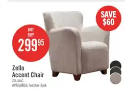 The Brick Zello 29.75 Linen-Look Fabric Accent Chair - Linen offer