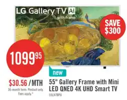 The Brick LG 55 LX7 Gallery Frame with Mini-LED QNED 4K UHD Smart TV (55LX7BPUA.ACCQ) – 2026 Model offer