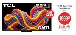 The Brick 75 QD Mini LED 4K Smart Fire TV offer