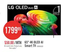 The Brick LG 65 B6 4K OLED AI Smart TV (OLED65B6GUA.ACC ) - 2026 Model offer