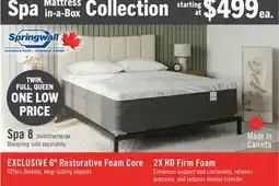 The Brick Spa Mattress in-a-Box Collection offer
