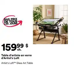 Michaels Table d'artiste en verre d'Artist's Loft offer