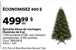 Michaels Épinette bleue de montagne illuminée de 9 pi offer