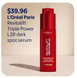 Walmart L'Oréal Paris Revitalift Triple Power LZR dark spot serum offer