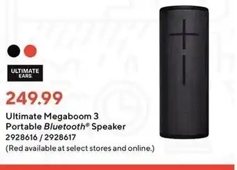 Staples Ultimate Megaboom 3 Portable Bluetooth Speaker offer