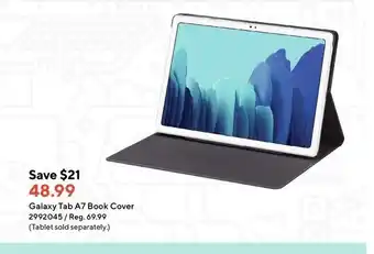 Staples Galaxy Tab A7 Book Cover offer