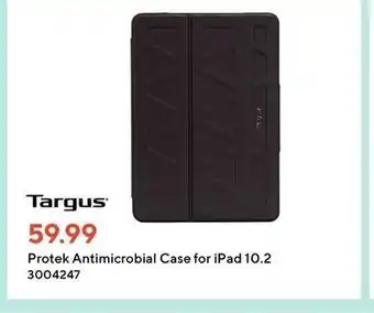 Staples Protek Antimicrobial Case for iPad 10.2 offer