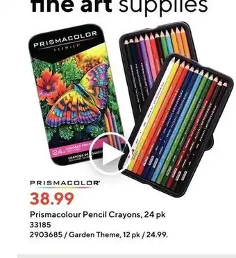 Staples Prismacolour Pencil Crayons offer