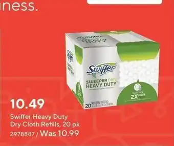 Staples Swiffer Heavy Duty offer