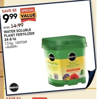 RONA Water Soluble Plant Fertilizer offer