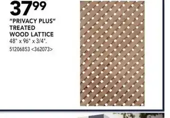 RONA Privacy plus treated wood latice offer