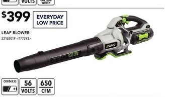 RONA Leaf blower offer