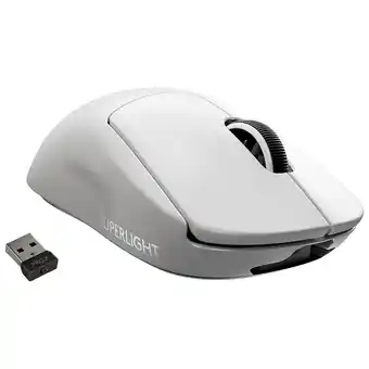 Best Buy Logitech G Pro X Superlight 16000 DPI Wireless HERO Optical Gaming Mouse - White - Only at Best Buy offer