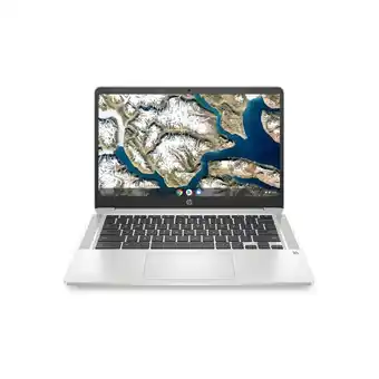 Best Buy HP 14" Chromebook Intel Celeron N4000 4GB 64GB Chrome OS Silver Mouse + Sleeve offer