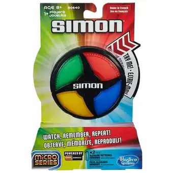 Best Buy Hasbro Simon Micro Series Puzzle Game - French offer