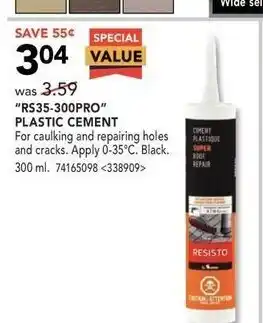 RONA Plastic cement offer