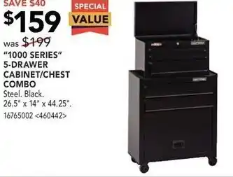 RONA 5 Drawer cabinet/chest combo offer