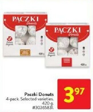 Walmart Paczki donuts offer