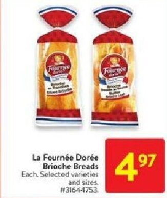 Walmart La fournée dorée brioche breads offer