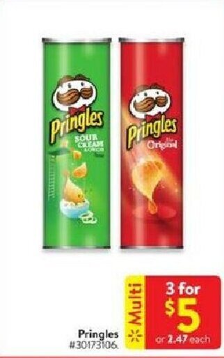 Walmart Pringles offer