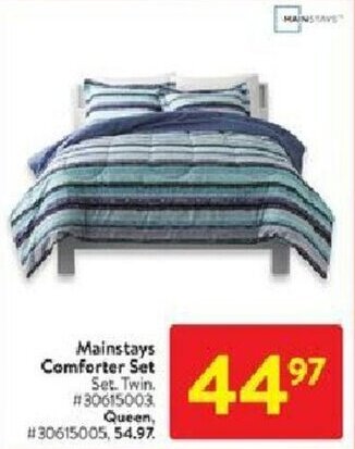 Walmart Mainstays comforter set offer