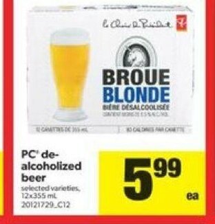 Real Canadian Superstore PC de-Alcoholized Beer offer