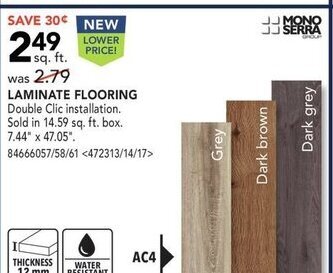 RONA Laminate flooring offer
