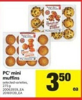 Real Canadian Superstore PC Mini Muffins offer