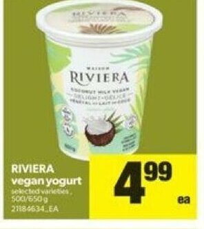 Real Canadian Superstore Riviera Vegan Yogurt offer