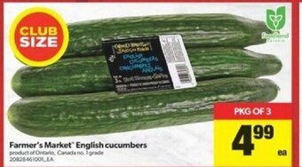 Real Canadian Superstore Farmer's Market English Cucumbers offer