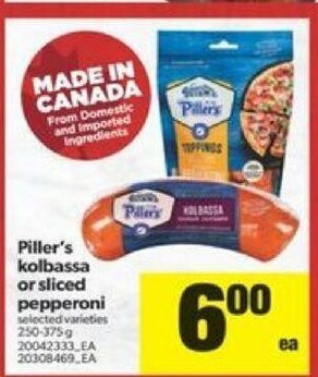 Real Canadian Superstore Piller's Kolbassa offer