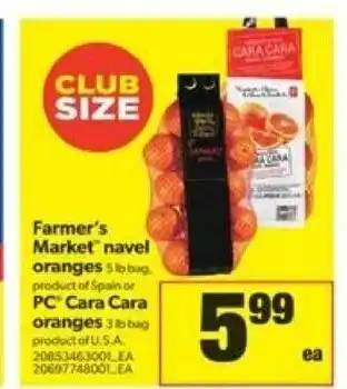Real Canadian Superstore Farmer's Market Navel offer