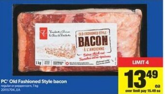Real Canadian Superstore PC Old Fashioned Style Bacon offer