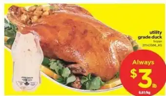 Real Canadian Superstore Utility Grade Duck offer