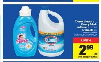 Real Canadian Superstore Clorox Bleach offer