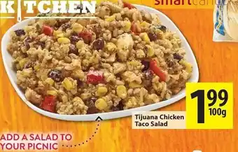 Save on Foods Tijuana chicken taco salad offer