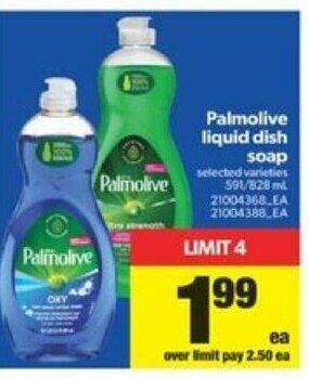 Real Canadian Superstore Palmolive Liquid Dish Soap offer