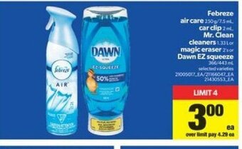 Real Canadian Superstore Febreze Air Care offer
