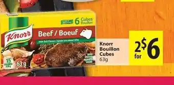 Save on Foods Knorr bouillon cubes offer