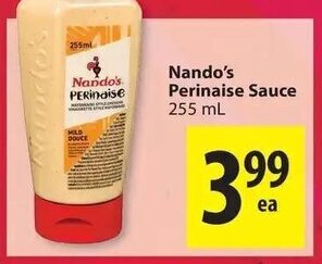 Save on Foods Nando's perinaise sauce offer