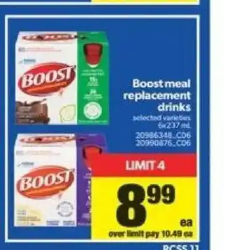Real Canadian Superstore Boost Meal offer