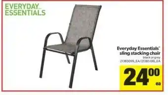 Real Canadian Superstore Everyday Essentials Sling Stackling Chair offer
