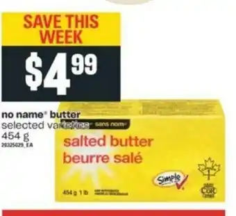 Valu-mart No Name Butter offer