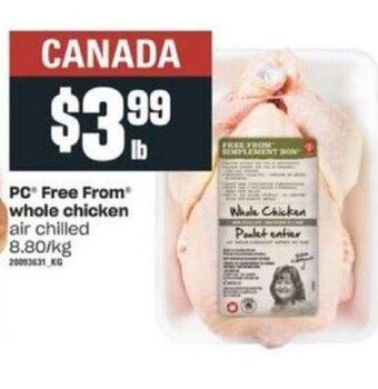 Valu-mart PC Free From Whole Chicken offer